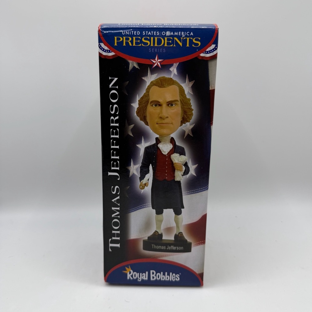 New Royal Bobbles Thomas Jefferson Presidents Series Bobblehead